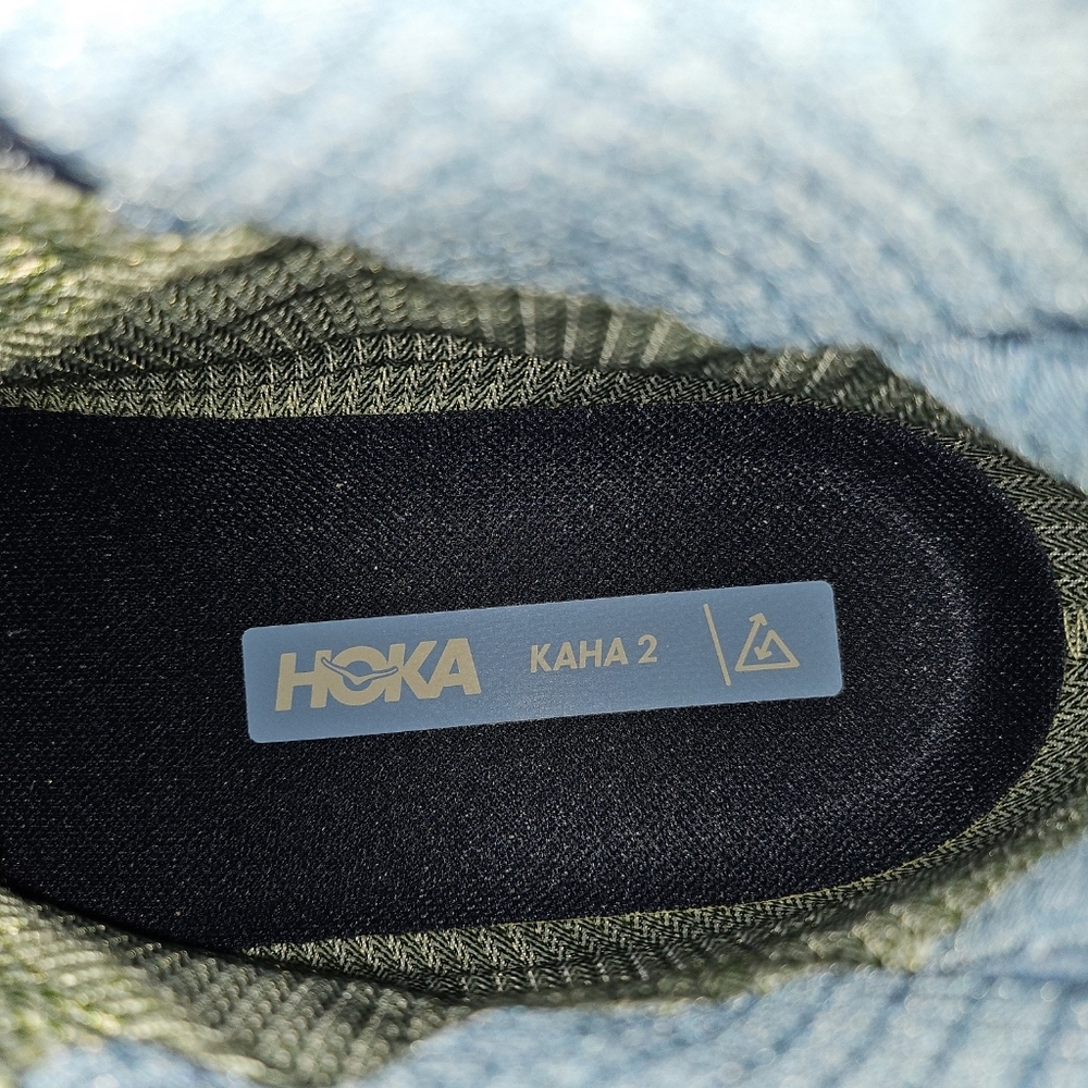 HOKA Kaha 2 GTX Gray/Blue Waterproof Hiking Boots - Picture 7 of 8